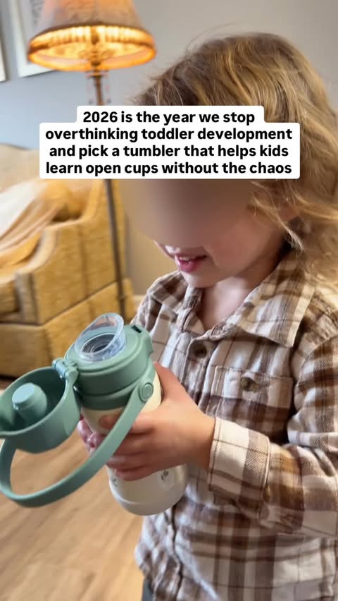 Instagram post by @pediatricdentalmom for Zezebaebae. Caption reads: Toddlers are supposed to start learning open cups....