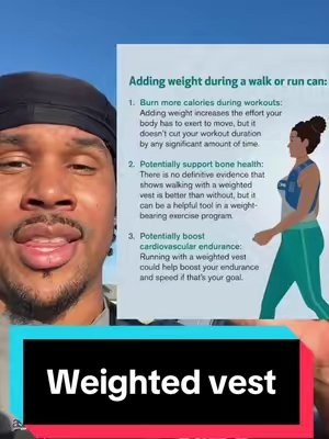 TikTok post by @_losfit25 for Zelus Fitness. Caption reads: [...] #weightloss #zelusweightedvest @ZELUS....