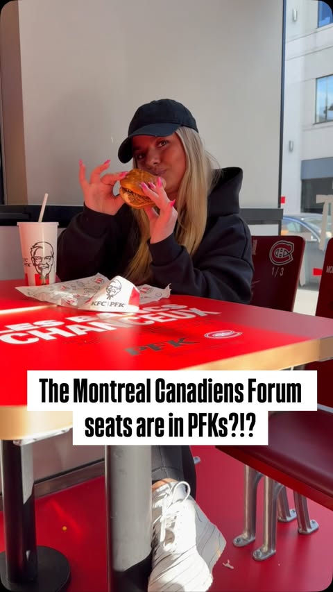 Instagram post by @eve.laurenn for KFC. Caption reads: [...] Forum while you eat your favourite meal....