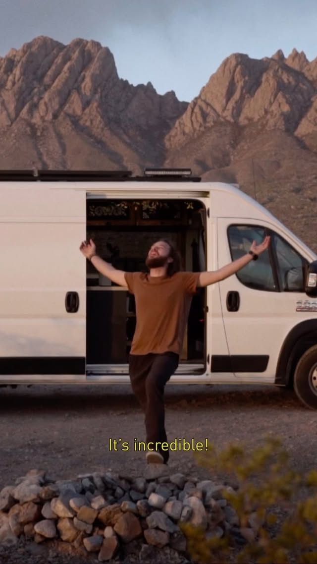 Instagram post by @ttthefineprinttt for SpaceX. Caption reads: [...] I’m camping in the most remote places.....