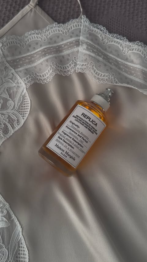 Instagram post by @nukanini for Maison Margiela Fragrances. Caption reads: [...] Gifted, but truly obsessed 💫....