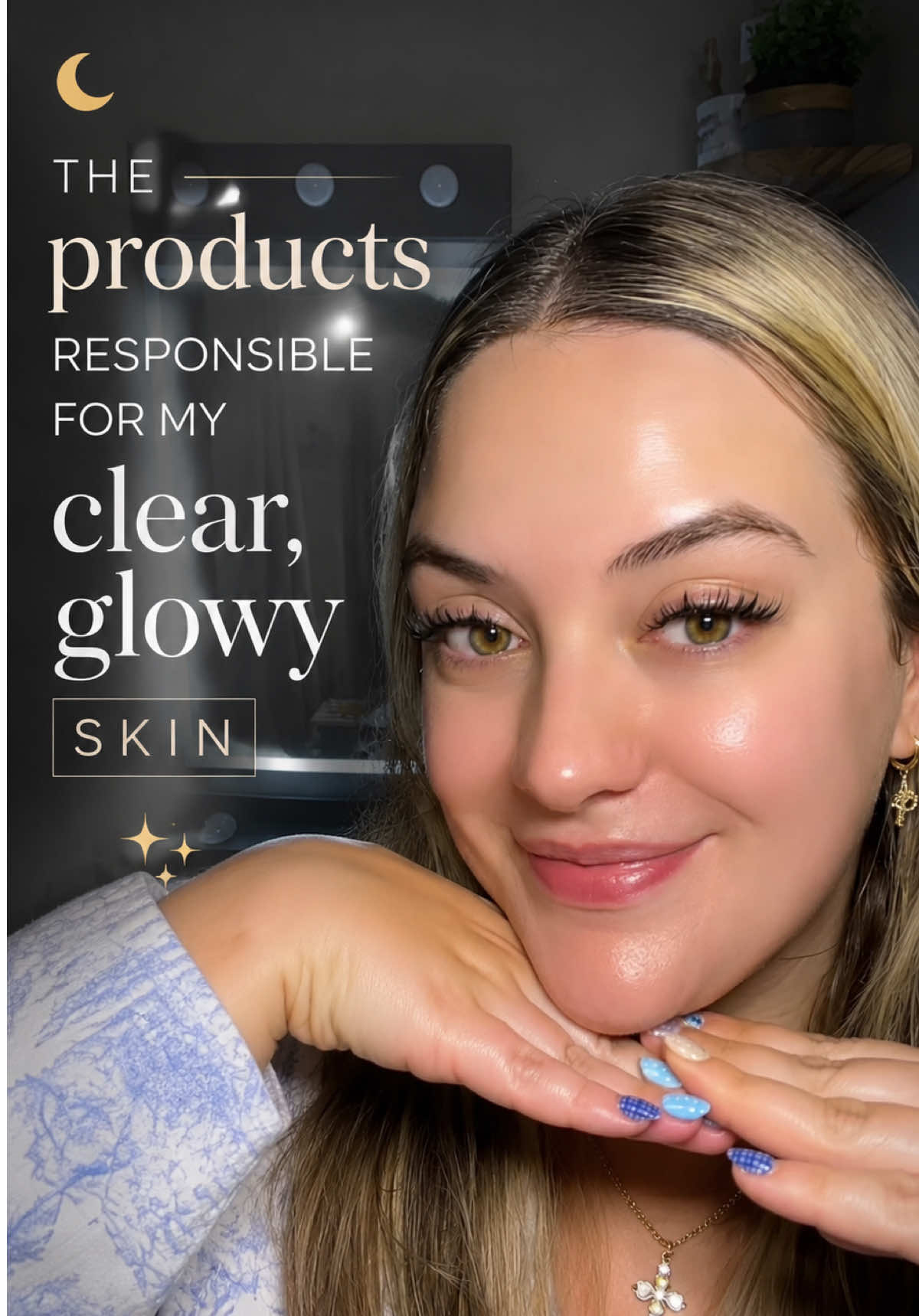 TikTok post by @sydney.ann.mccarthy for Clean Skin Club. Caption reads: [...] @ILLIYOON US @First Aid Beauty @Clean Skin....