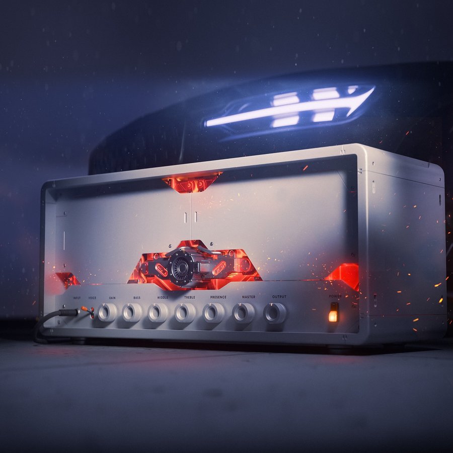 Instagram post by @mishaperiphery for Neural DSP. Caption reads: Archetype: Misha Mansoor X features 3 completely....