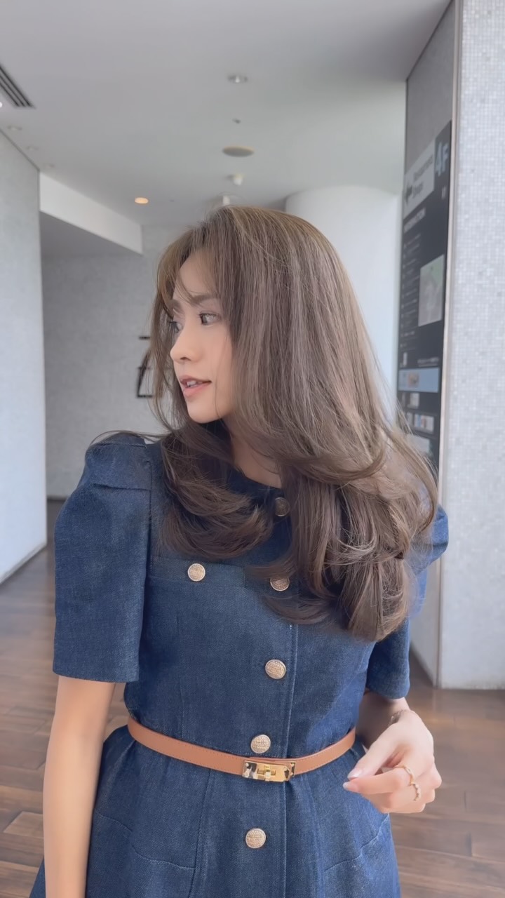 Instagram post by @marie_soda_ for KINUJO. Caption reads: 顔だけでなく髪のケアもしっかりしてるのですが
@kinujo.jp ....