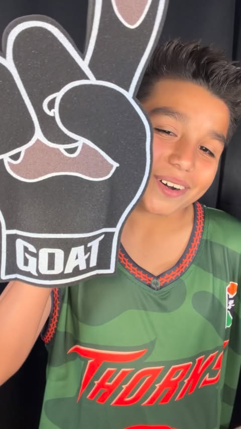 Instagram post by @diabeticsuperkid for Sony Pictures. Caption reads: [...] #GOATMovie #SONYPartner @SonyPictures....