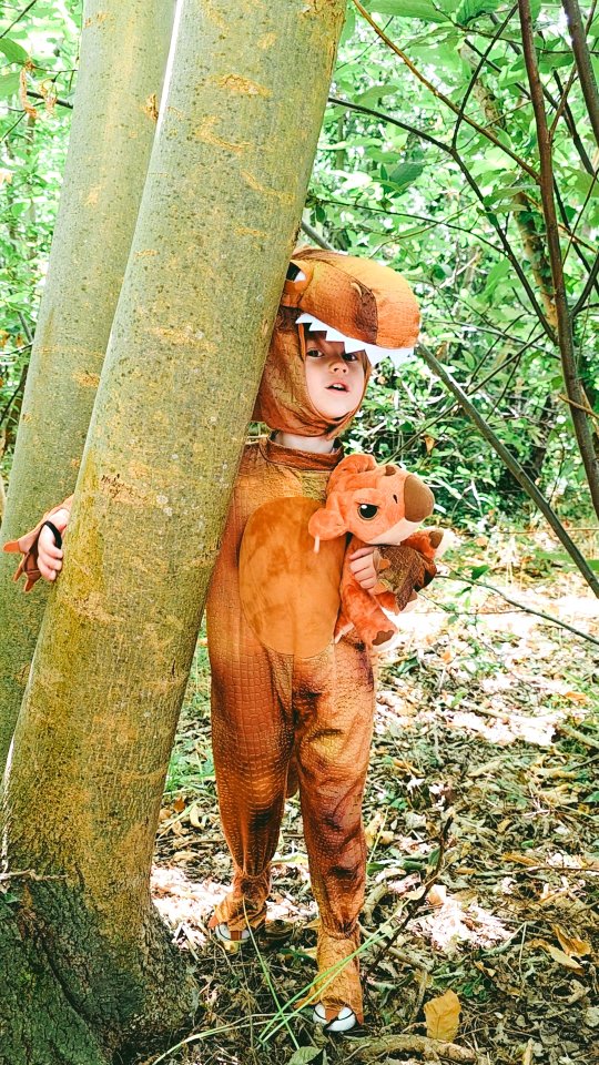 Instagram post by @sophie_pricey for Jurassic World. Caption reads: #ad | Jurassic Playtime: Rebirth of the Dino....