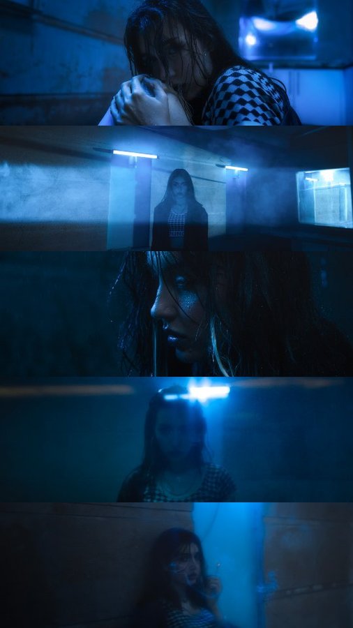 Instagram post by @asalllbayat for NANLITE. Caption reads: I turned the backyard into a cinematic....