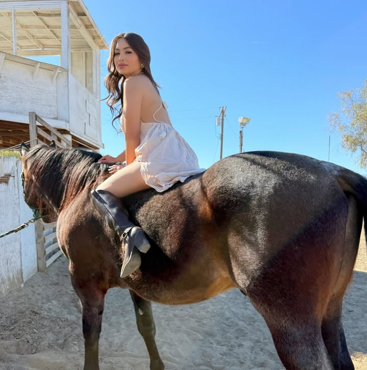 Instagram post by @ithselbautista for Miss Lola. Caption reads: Leave a little dust behind 🤠 @misslolaofficial....