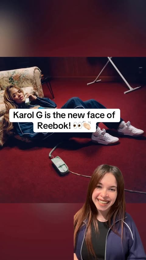 Instagram post by @itsmarticalopez for Reebok. Caption reads: [...] just announced her new partnership with....