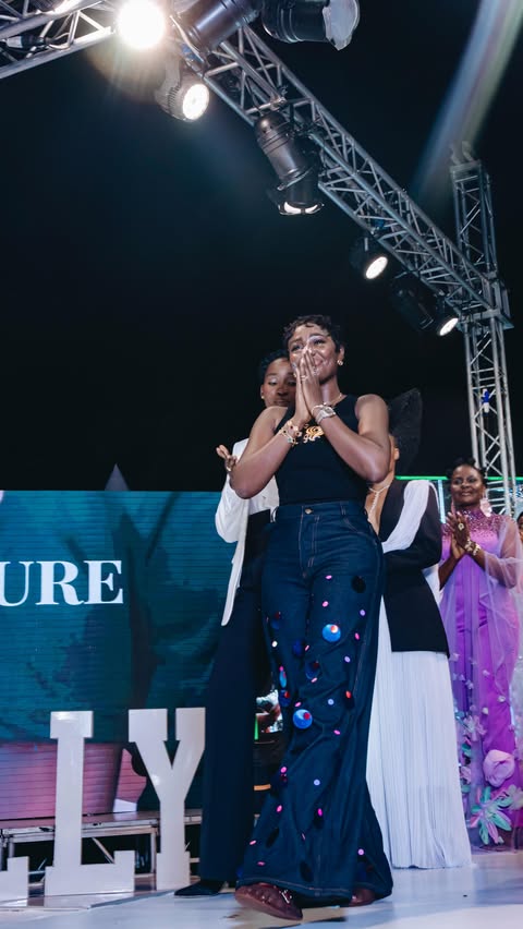 Instagram post by @tolubally for 2207couture. Caption reads: THE HIGHLIGHT 💥 This show was more than a moment....