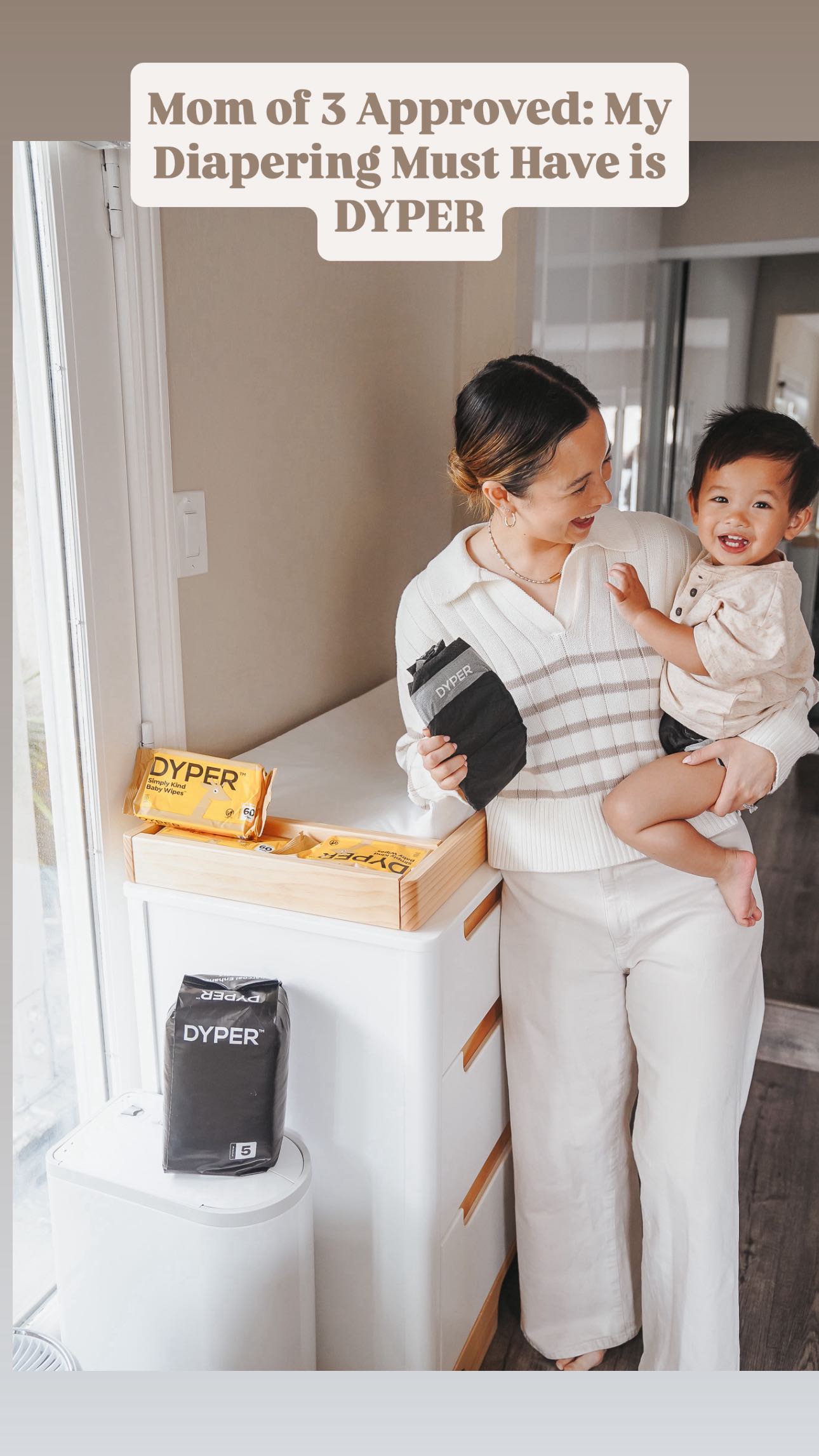 Instagram post by @chesleycarele for DYPER. Caption reads: #DYPERpartner I’ll be honest—I had no idea most....