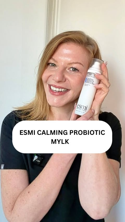 Instagram post by @drivenbybeauty_ for esmi Skin Minerals. Caption reads: [...] this fragrance free duo from....