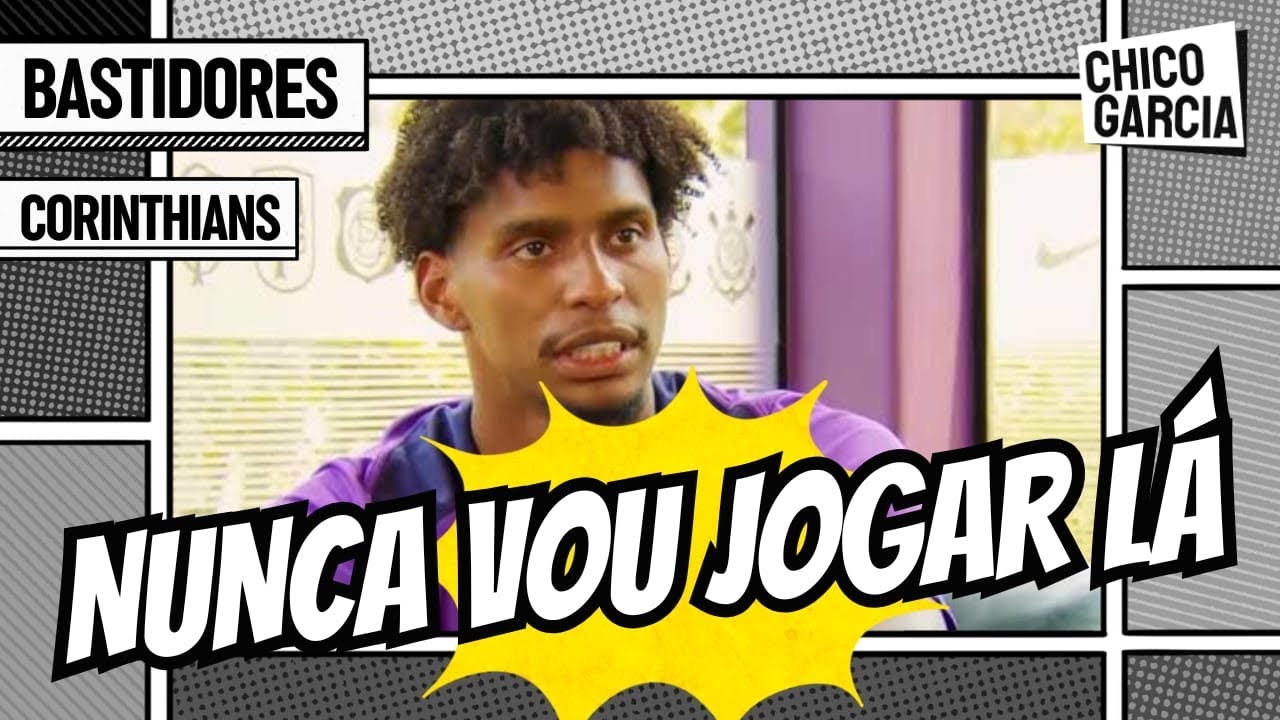 YouTube post by @ChicoGarciaa for Gocase. Caption reads: CORINTHIANS: HUGO IS A NATIONAL TEAM TEAM AND....