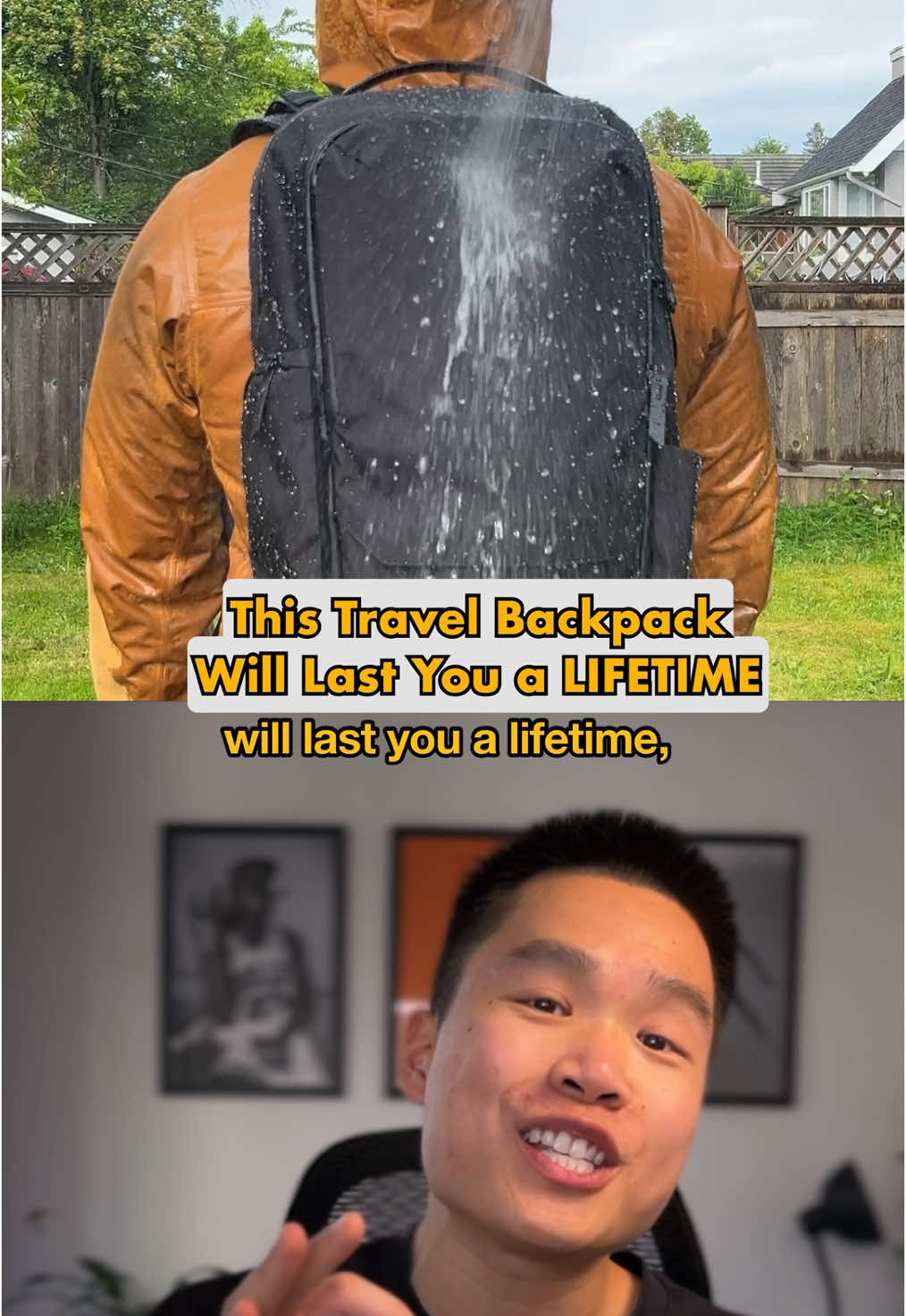 TikTok post by @patrickzhaoo for ALPAKA. Caption reads: [...] only 1% of bags built like this. The ​⁠....