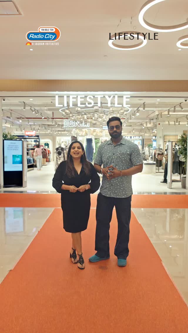 Instagram post by @rjvikrammsharma for Lifestyle Stores. Caption reads: This festive season, let your style do the....