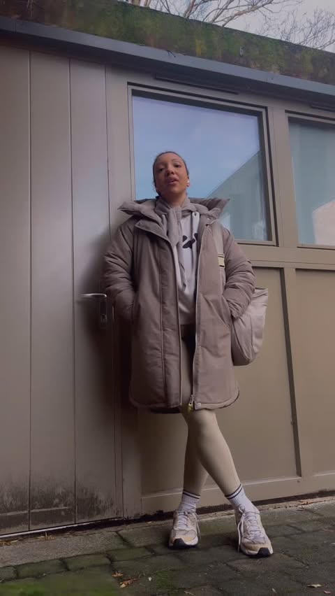 Instagram post by @phoebelourdes for Vivi Mari. Caption reads: [...] sign to invest in a great parka and....