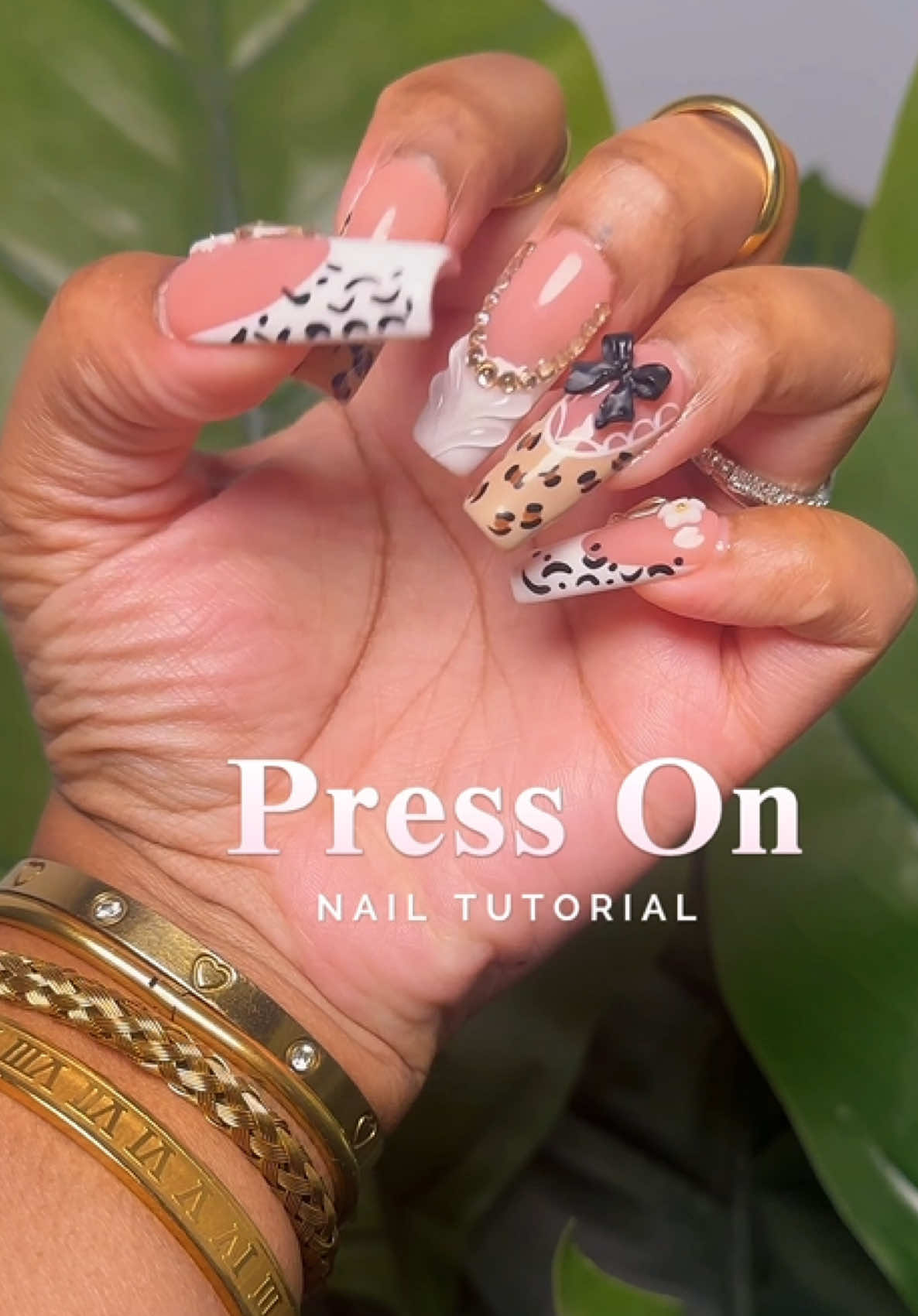 TikTok post by @simply__bria7 for LOVFUL. Caption reads: [...] time of year and they’re press ons!! ....