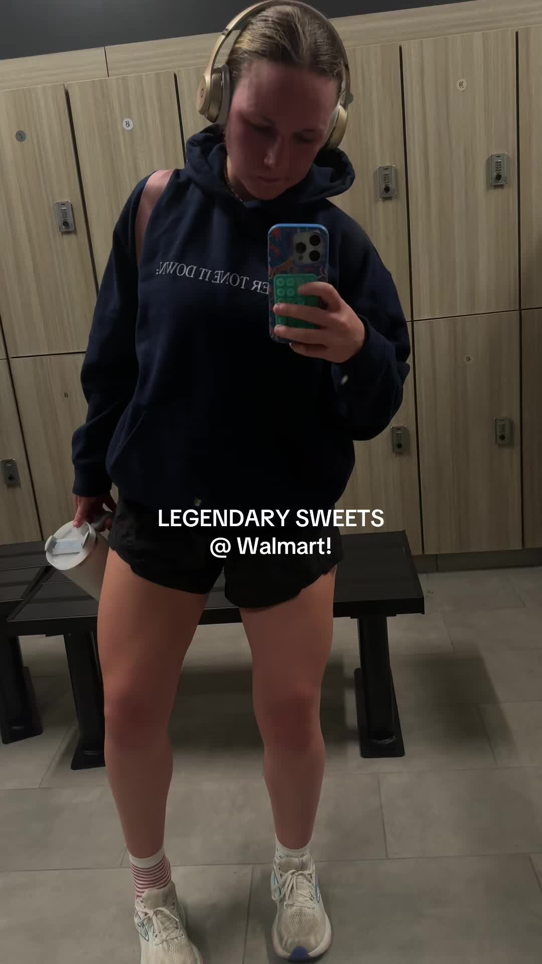 TikTok post by @carolinemcallahan for Legendary Foods. Caption reads: @Walmart @Legendary Foods safe to say im hooked on....