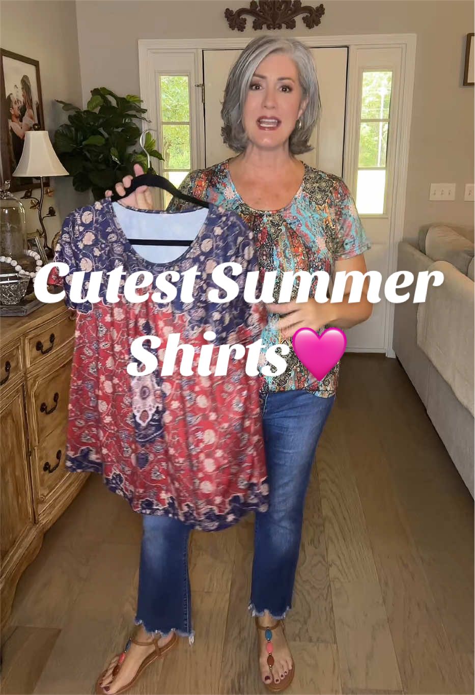 TikTok post by @ramonabakerbell for OFEEFAN. Caption reads: [...] are the best shirts for the summer from....