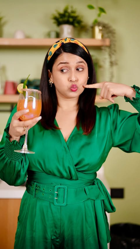 Instagram post by @memannara for Pulse. Caption reads: [...] three distinct mocktails using different....