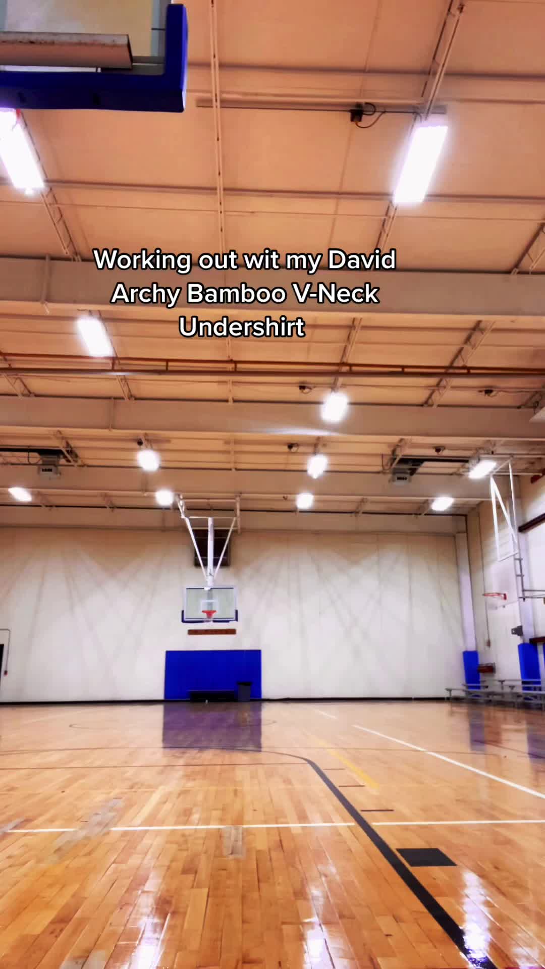 TikTok post by @kc1738 for DAVID ARCHY. Caption reads: #ad My workout wearing @davidarchy_official....