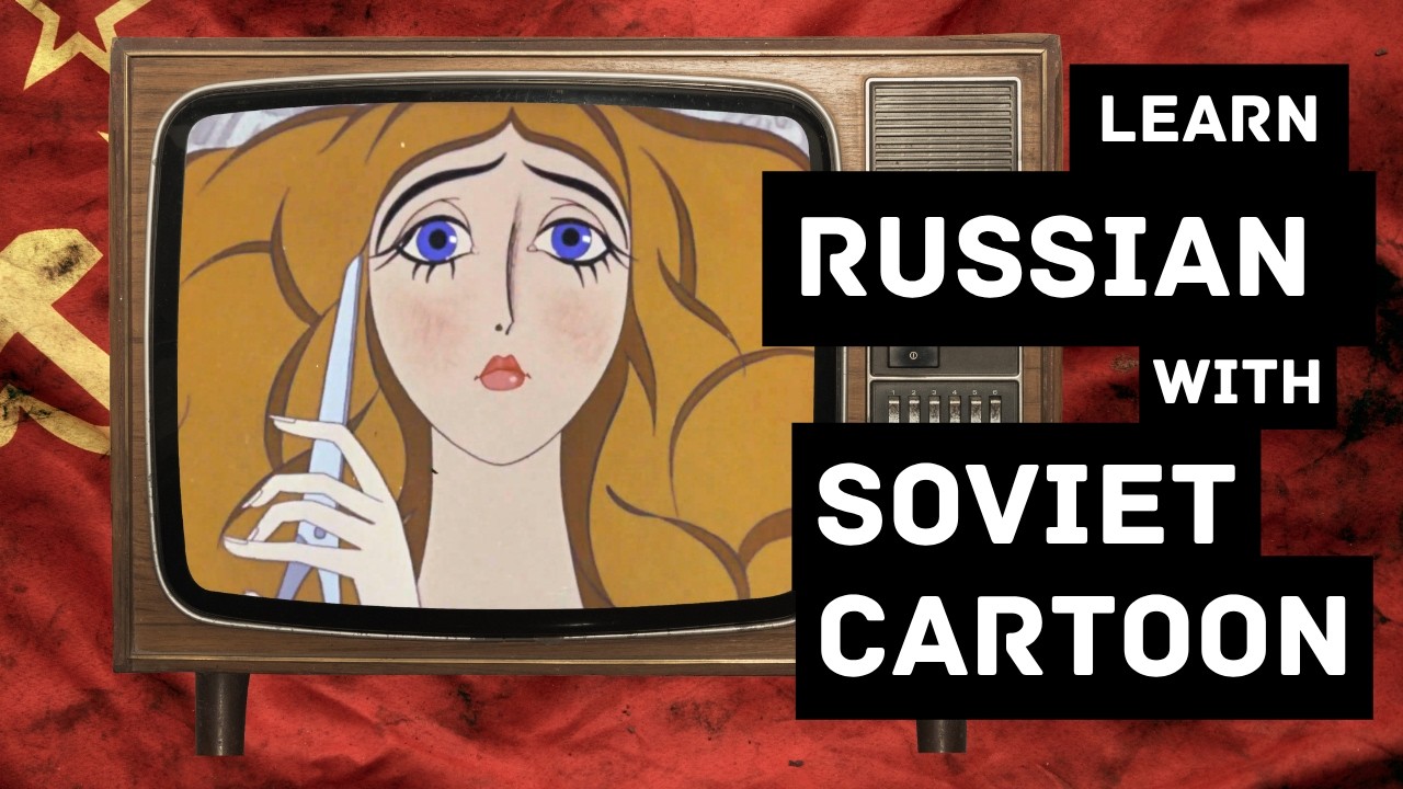 YouTube post by @SergeyStoryteller for Lingopie. Caption reads: [...] RUSSIAN 👉 👀 WATCH RUSSIAN SERIES WITH....