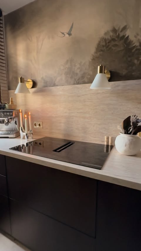 Instagram post by @selin.interior for Sage Appliances. Caption reads: Love the journey of transformation🤎 .....