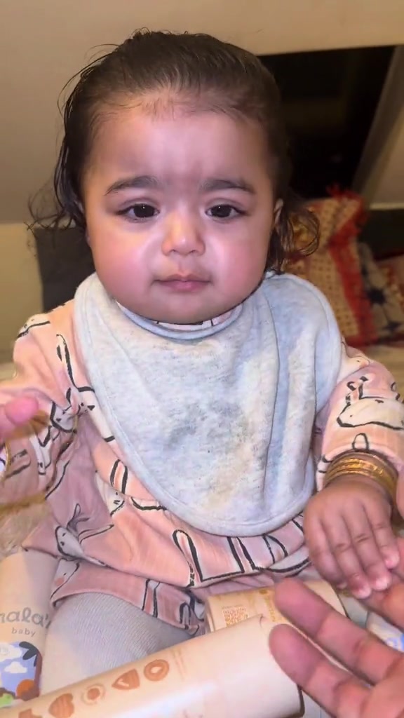 TikTok post by @aaaziiim for Nala’s Baby. Caption reads: Thank you to the lovely people at Nalas Baby....