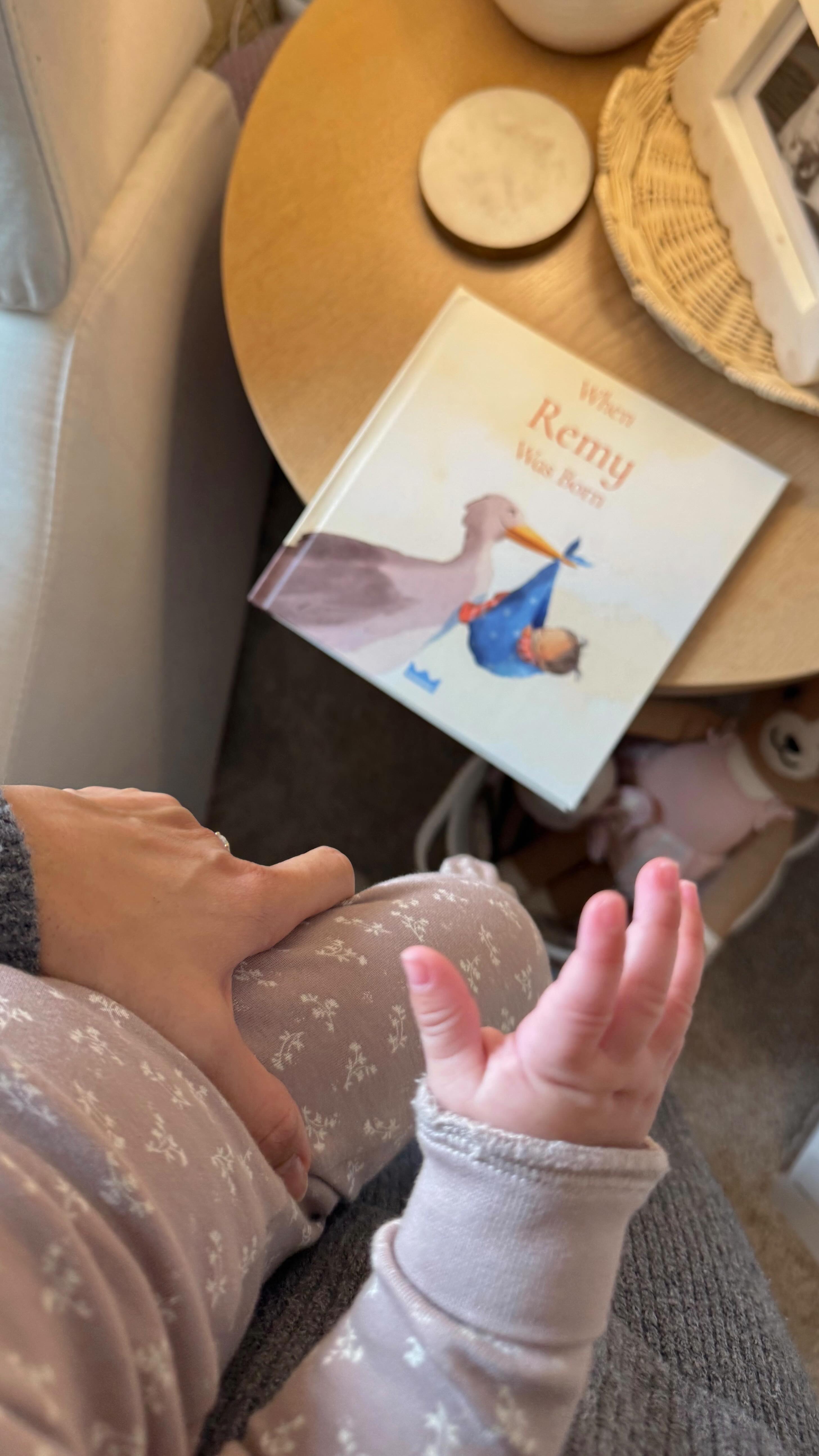 Instagram post by @sydneylotuaco for Wonderbly. Caption reads: A personalized @wonderbly book for Remy, I was a....