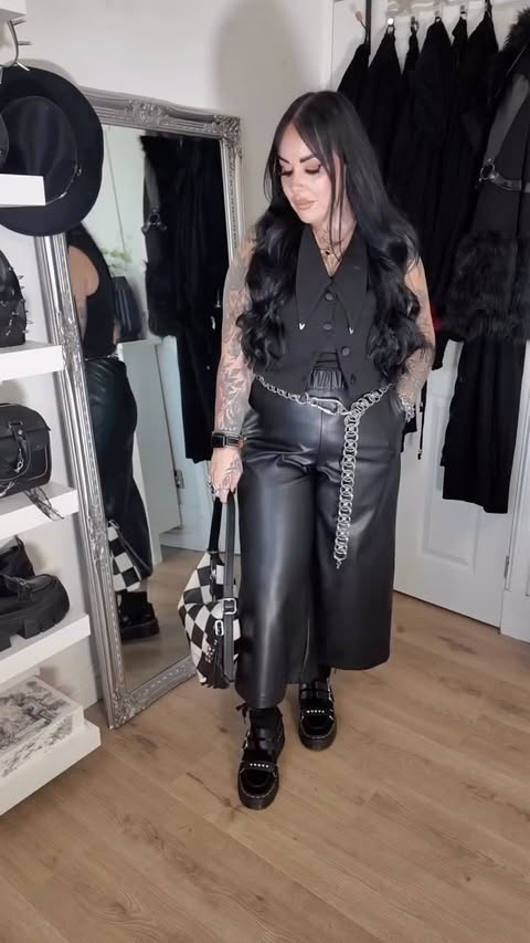 Instagram post by @vicki_sinister for Punkyouth. Caption reads: [...] tunnels, necklace and earrings are all....
