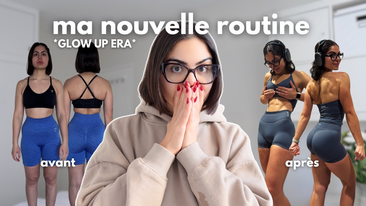 YouTube post by @leawellnesss for Nutripure. Caption reads: CREATE THE *PERFECT* TRANSFORMATION ROUTINE | Glow....