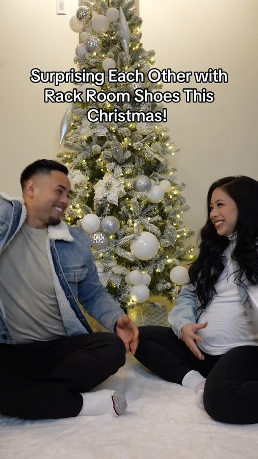 Instagram post by @official_raynique for Rack Room Shoes. Caption reads: #ad Step into the season with Rack Room Shoes,....