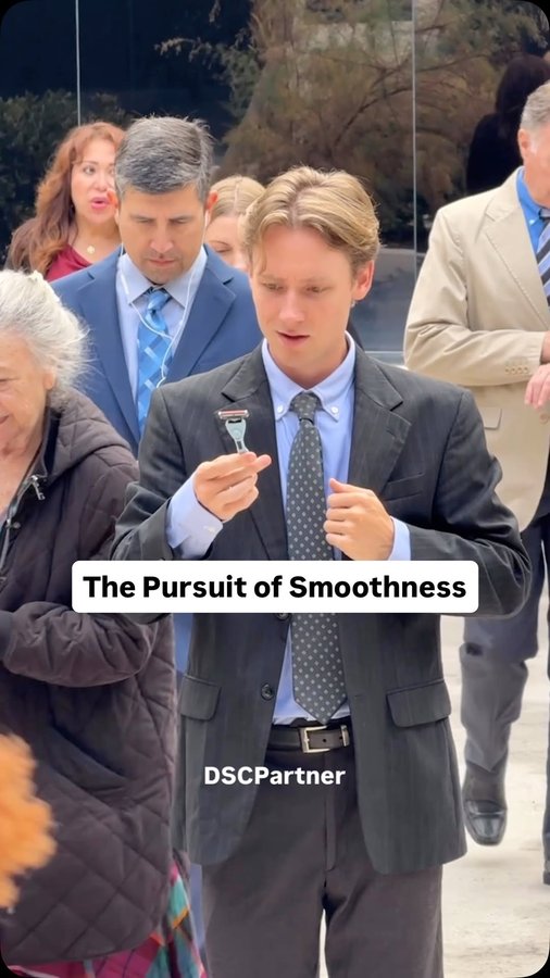 Instagram post by @canteen_boi for Dollar Shave Club. Caption reads: The Pursuit of Smoothness @dollarshaveclub....