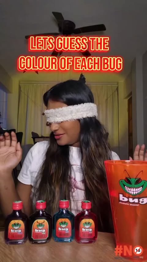 Instagram post by @cynical_tyra for Brand Advisor. Caption reads: Lets try guess the colour that matches the flavor....