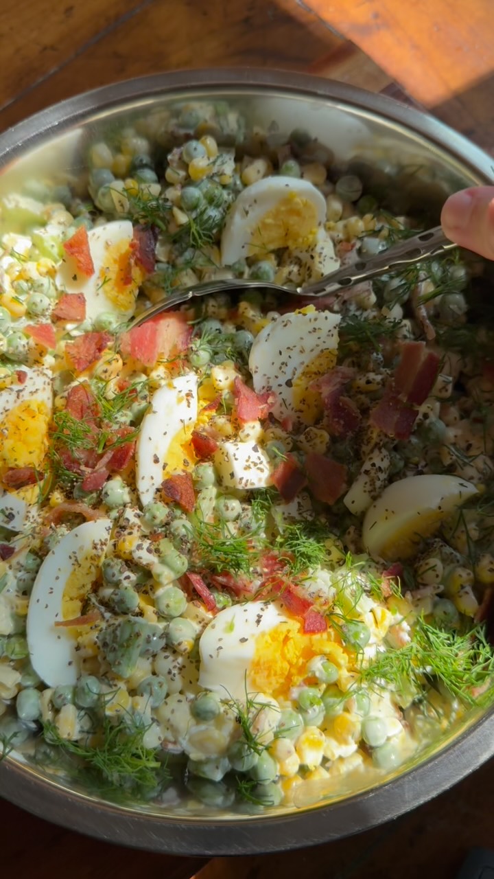 Instagram post by @daniela_dish for Incredible Egg. Caption reads: #ad Summer barbecue season is our favorite time of....