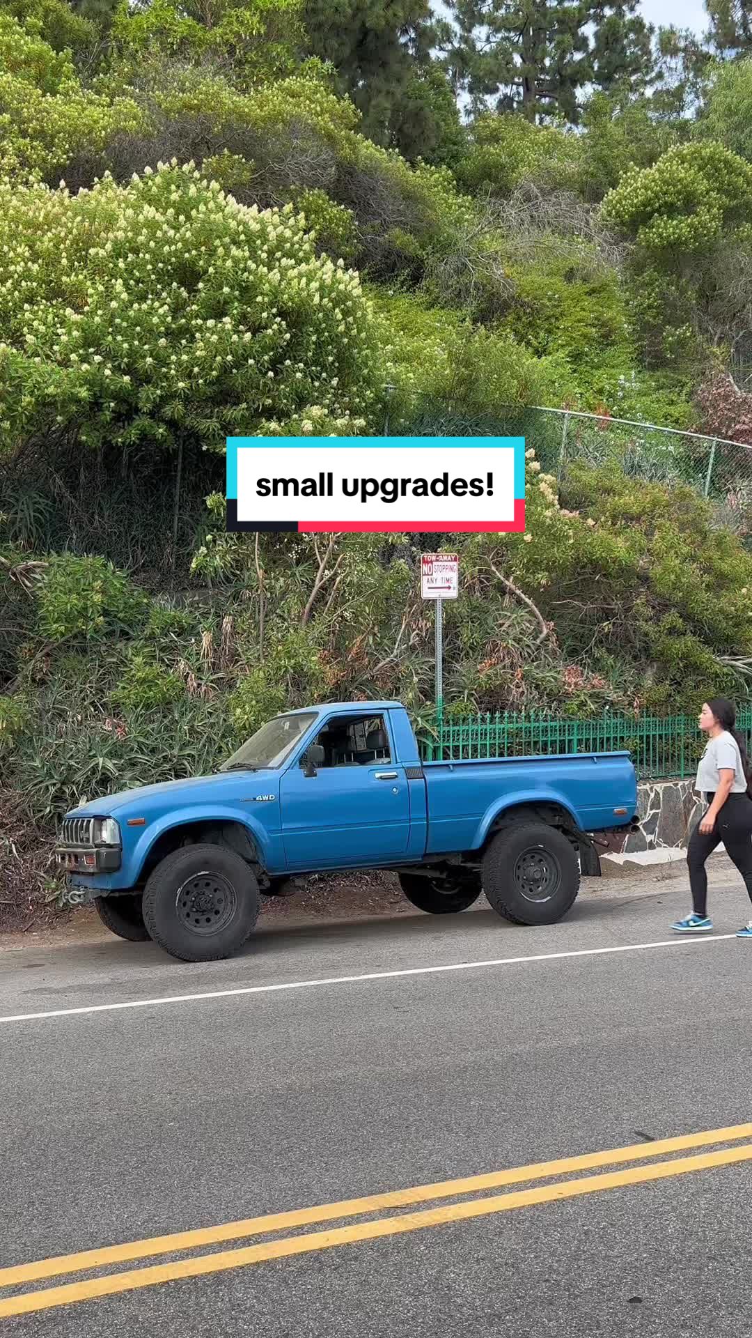 TikTok post by @stephaniedrifts for Advance Auto Parts. Caption reads: What should I do to this truck next? I think shes....