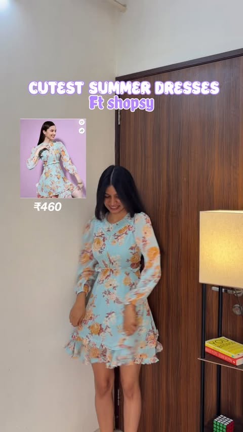 Instagram post by @simplyshreya_ for Shopsy. Caption reads: [...] go true to size, it’s easily a 9/10. 💕....