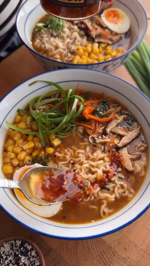 Instagram post by @foodwithfeeling for Better Than Bouillon. Caption reads: Comment “recipe” to get this Easy Miso Ramen....
