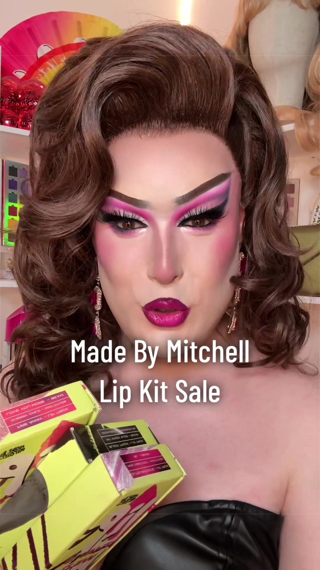 TikTok post by @rudevelvet for MADE BY MITCHELL. Caption reads: [...] the price drops OMG @🇬🇧MADEBYMITCHELL🇬🇧....