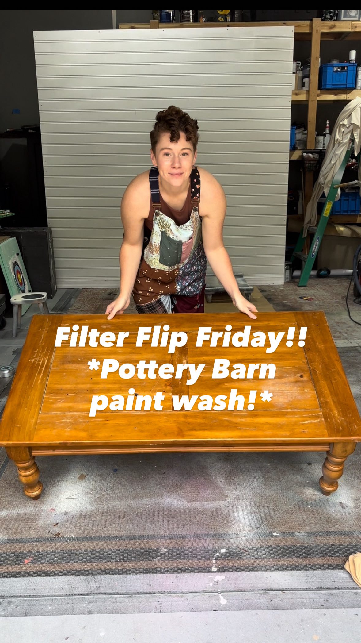 Instagram post by @evergreenrestorations for Filterbuy. Caption reads: Congrats JULIE!!!

Furniture flipping doesn’t need....