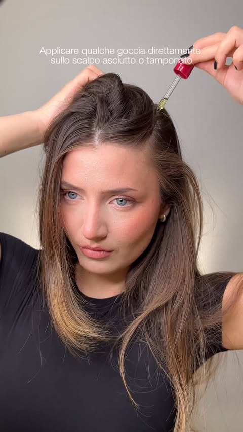 Instagram post by @martinaponzi_ for Diego Dalla Palma Milano. Caption reads: Healthy hair doesn’t start from the lengths. It....