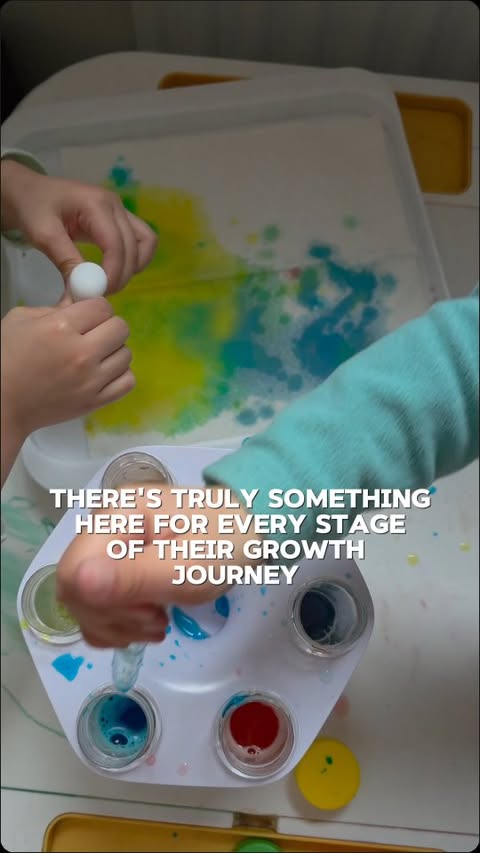 Instagram post by @here.we.ngo for Lovevery. Caption reads: [...] minds look like 💭
Unlike many toys,....