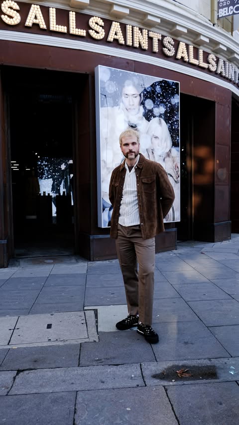 Instagram post by @houseofdvey for ALLSAINTS. Caption reads: Back to you, @houseofdvey..