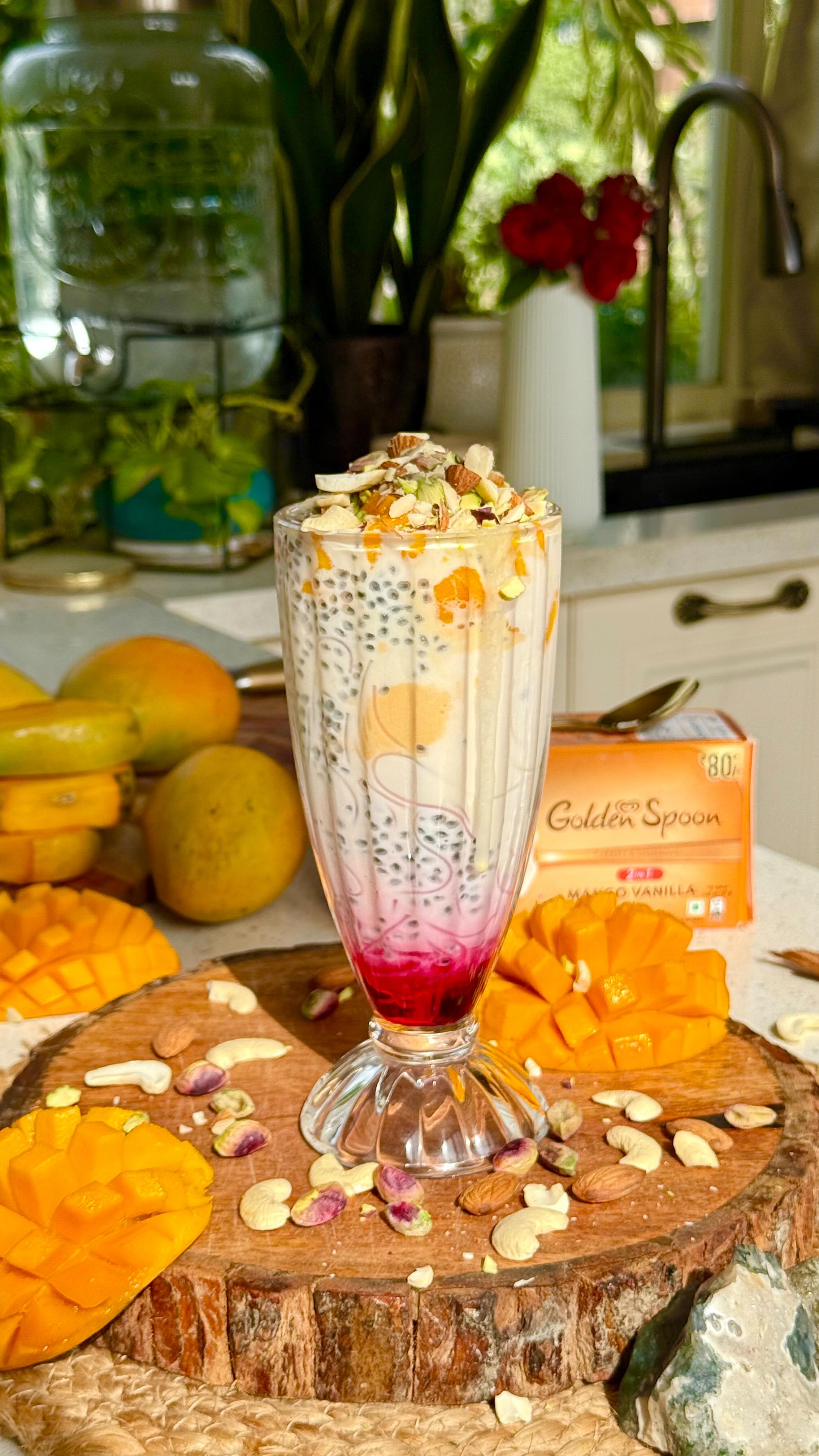 Instagram post by @pawar_omkar for Kwality Wall's. Caption reads: Falooda like you’ve never seen before!....