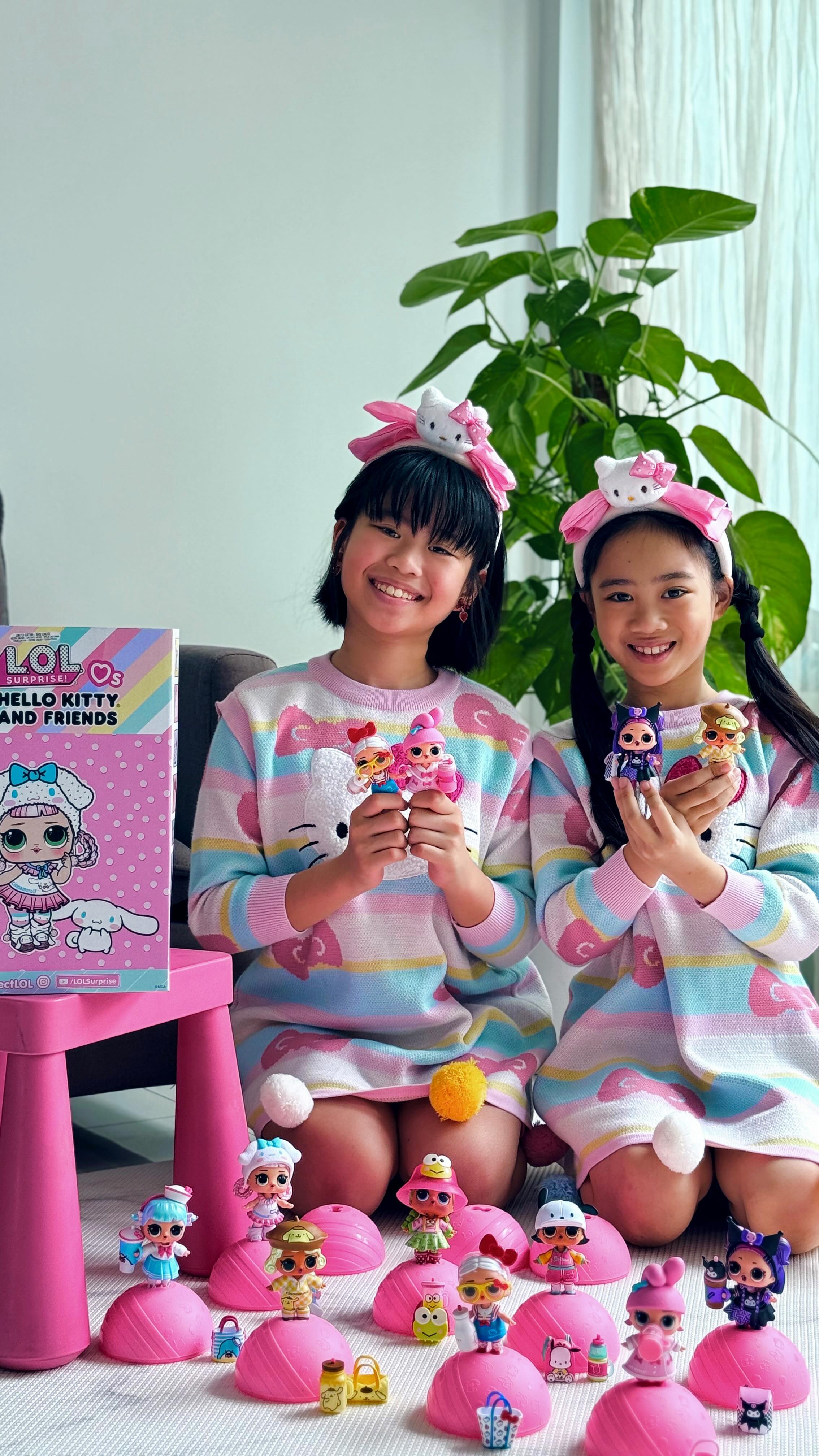 Instagram post by @the_ace_sisters_and_mummy_fay for lolsurprise. Caption reads: ✨ Unbox the CUTEST collab ever with The Ace....