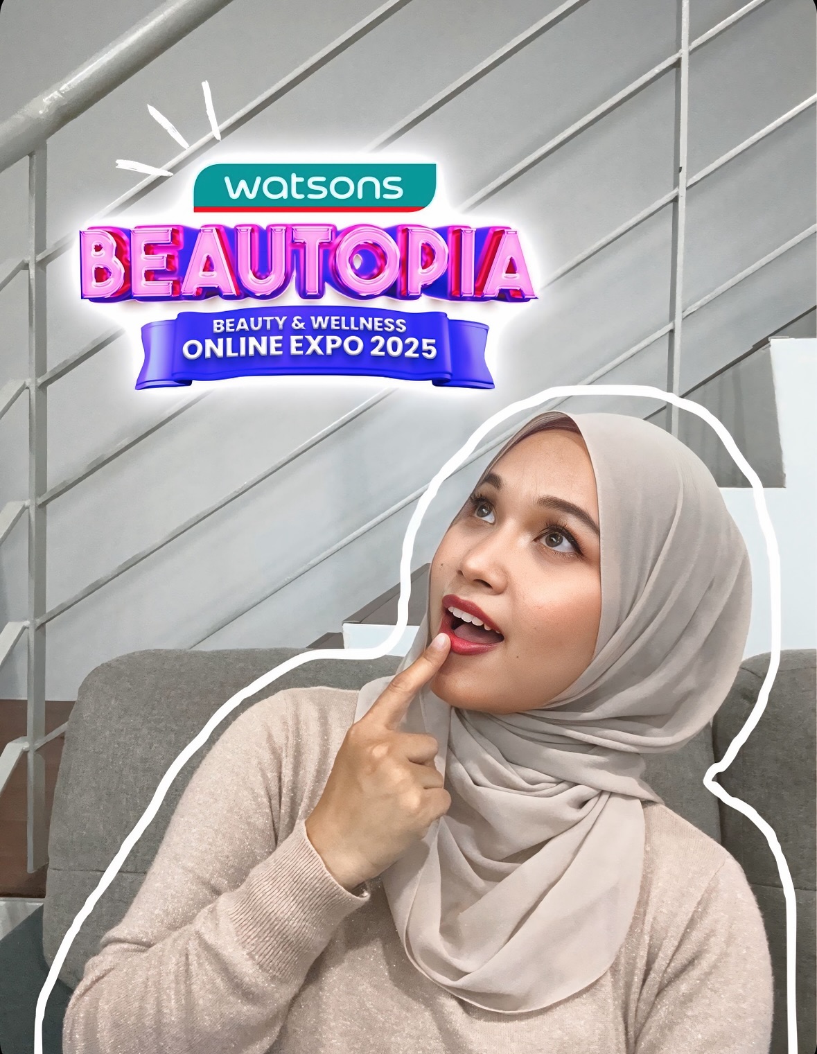 Instagram post by @farahinaidaa for Watsons. Caption reads: Korang tak sempat join Watsons Beautopia Event....