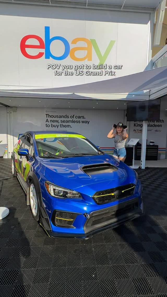 Instagram post by @itslifeofannie for eBay Motors. Caption reads: Dream come true… ⭐️
Big thanks to my @ebaymotors....