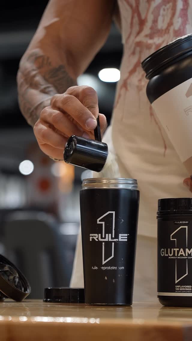 Instagram post by @lucaslakutsin for Rule One Proteins. Caption reads: You can’t build a beast on cheap fuel ⛽️....