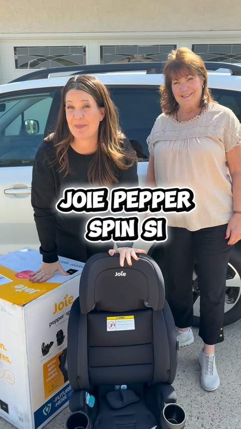 Instagram post by @danimorin_ for Joie Baby Gear. Caption reads: ✨comment “pepper” for the link ✨ From birth to....