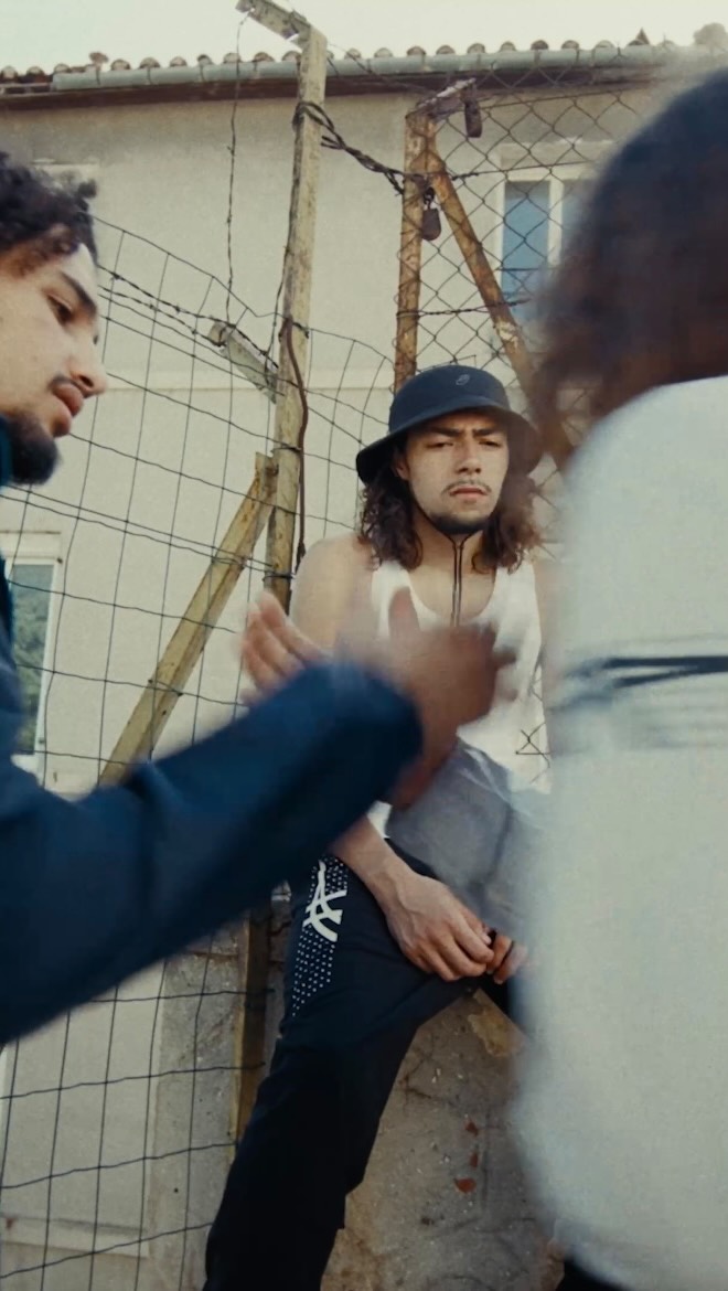 Instagram post by @moulagaclique for JD Sports. Caption reads: Motion in Marseille - moving from streets to the....